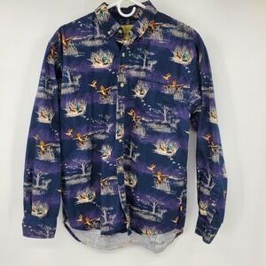 Vintage Outdoor Life‎ Field Tested Mens Medium Mallard Duck Hunting Shirt Y2K